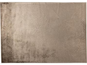 2dekans | Dutchbone Dots Carpet Vloerkleed - Bruin - 170x240, Ophalen of Verzenden, Zo goed als nieuw, Beige