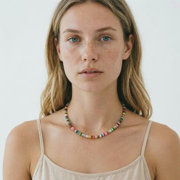 Kleurrijke Kralen Choker Ketting Dames - Boho Zomer Sieraden, Verzenden, Nieuw