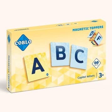 Coblo Magnetische tegels - Toppers Hoofdletters - 60 stuks, Verzamelen, Verzenden, Nieuw