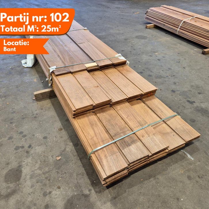 Thermo Ayous channelsiding 3660-3060-2460x190-180x18mm, Doe-het-zelf en Verbouw, Platen en Panelen, Ophalen of Verzenden