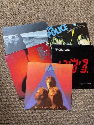 U2, Police - 5 x albums - Diverse titels - LP albums, Nieuw in verpakking