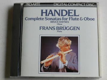 Handel - Complete sonatas for Flute & Oboe / Frans Brüggen, Ophalen of Verzenden, Zo goed als nieuw