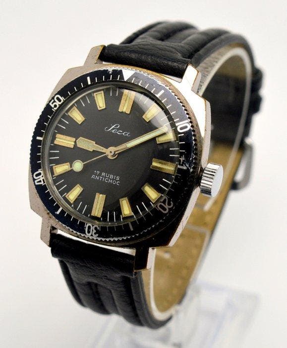 Seca - Skin Divers 17 Jewels - Zonder minimumprijs - Heren, Sieraden, Tassen en Uiterlijk, Horloges | Heren
