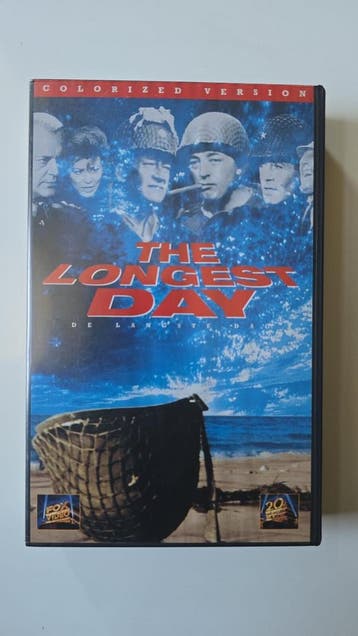 THE LONGEST DAY (VHS), Verzenden, Gebruikt