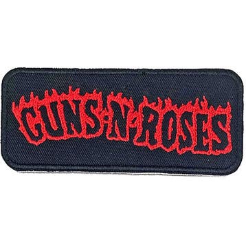 Guns N Roses - Flames - patch officiële merchandise, Ophalen of Verzenden, Nieuw, Kleding