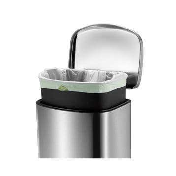 EKO Della Step Bin 35 ltr - Mat RVS, Verzenden, Nieuw