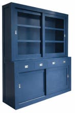 Buffetkast blauw Hasselt 180cm, Ophalen of Verzenden, Nieuw