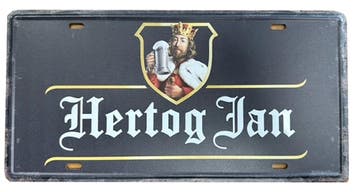 Reclamebord Hertog jan, Verzamelen, Merken en Reclamevoorwerpen, Ophalen of Verzenden, Nieuw