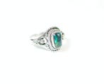 Zwarte Chalama-opaal Ring / cabochon / nieuw- 3.42 g - (1)