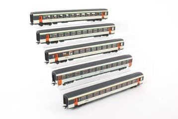 Lima, Roco H0 - Modeltrein personenwagen (5) - Vijf corail, Nieuw