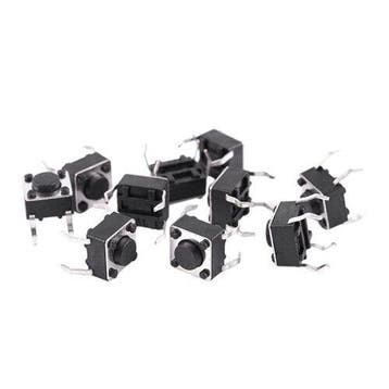 10 Drukknopjes Moment  Microswitch 6x6x6  Microschakelaar..., Verzenden, Nieuw