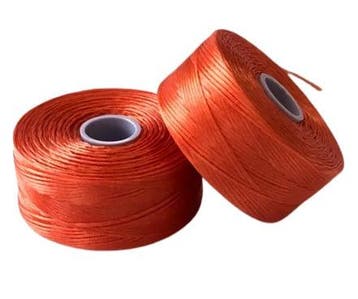 S-LON Rijggaren D ca. 70 meter 0,11mm Dark Orange, Ophalen of Verzenden, Nieuw, Kraal