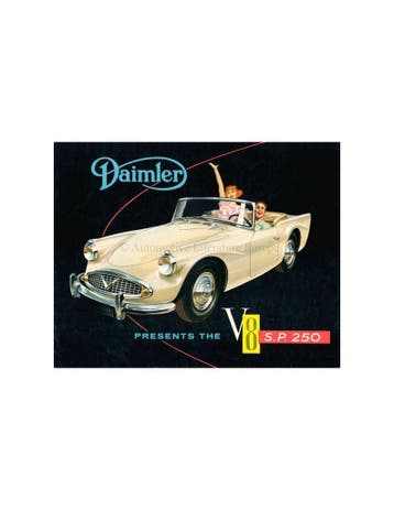 1960 DAIMLER V8 SP 250 BROCHURE ENGELS, Nieuw, Author