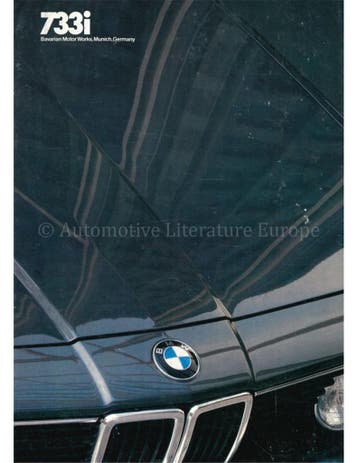 1983 BMW 7 SERIE BROCHURE ENGELS (USA), Nieuw, BMW, Author
