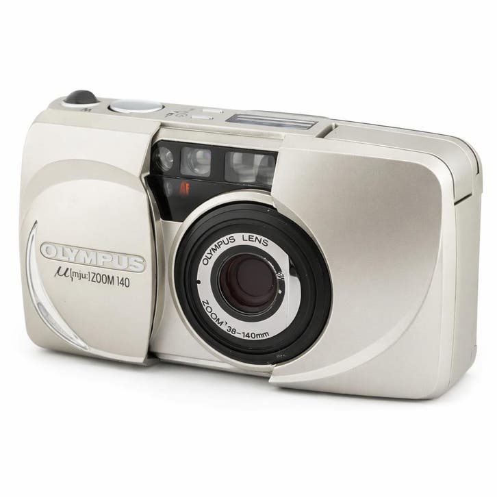 Olympus Mju Zoom 140 35mm Zoom Point and Shoot Film Camera -, Audio, Tv en Foto, Fotocamera's Analoog, Zo goed als nieuw, Verzenden