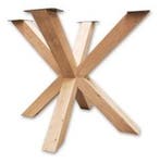 Matrix Kruispoot Hout 180x70x72cm Tafelpoot - Onderstel, Ophalen of Verzenden, Nieuw