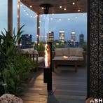 Pellet Kachel Flores - XXL Terras Heater, Tuin en Terras, Ophalen of Verzenden, Nieuw