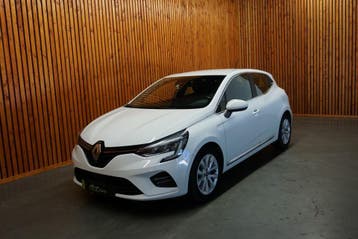 Renault Clio 1.3 TCe 130pk INTENS AUT. CLIMA NAV LANE NR.072, Dealer onderhouden, Gebruikt, Met garantie (alle), Leder en Stof
