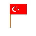 Luxe zwaaivlag Turkije 30 x 45 cm - Turkije versiering, Ophalen of Verzenden, Nieuw