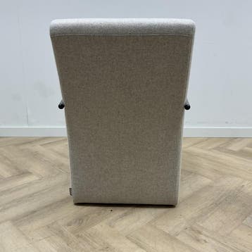 Woood  Halifax fauteuil licht grijs - Gratis Bezorging, Gebruikt, Ophalen of Verzenden, Eén, Stof