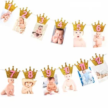 3-delig luxe 1e verjaardag setje One roze, goud en ivoor, Jurkje of Rokje, Nieuw, Sweet-One, Verzenden