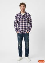 Tommy Hilfiger Casual overhemden Heren maat XL Blauw Vintage, Ophalen of Verzenden, Nieuw, Tommy Hilfiger