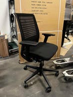 Steelcase Think V2 Full Option - Bureaustoel - Als Nieuw, Huis en Inrichting, Bureaustoelen, Verzenden, Zwart, Zo goed als nieuw