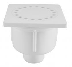 Doucheplug 10x10 onderuitlaat wit, Ophalen of Verzenden, Nieuw