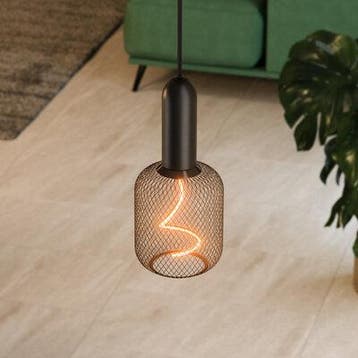 Osram LED Decor E27 3.5W 130lm 1800K Square Zwart | Dimbaar, Ophalen of Verzenden, Nieuw