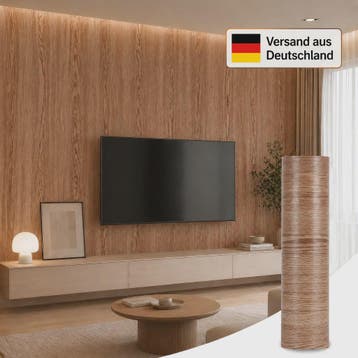 Oak Houtnerf Behang - Zelfklevend, Waterdicht & Krasbestendi, Verzenden