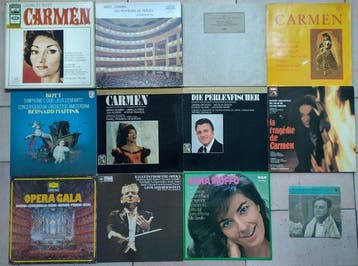 Georges Bizet - Curated lot with 2 x box sets, 8 x LPs, 1 x, Nieuw in verpakking