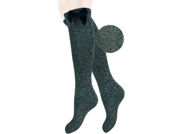 Meisjes Kniekous - Strikje - Gold/Glitter, Kleding | Dames, Sokken en Kousen, Verzenden