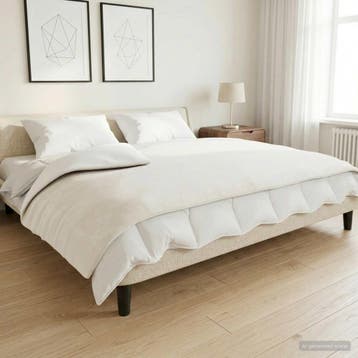 vidaXL Verzwaarde Dekens Wit 152 x 203 cm 11 kg 100% Katoen, Verzenden, Nieuw, Wit