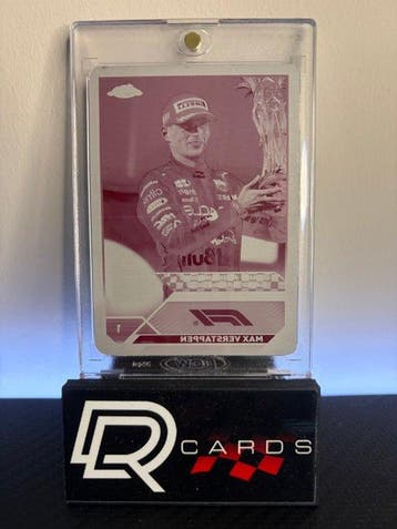 2023 Topps Max Verstappen #1 MAGENTA PRINTING PLATE (1/1) -, Nieuw
