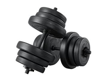 Veiling - Halterset / Dumbells 40 kg - 2-delig - Zandgevuld, Sport en Fitness, Nieuw
