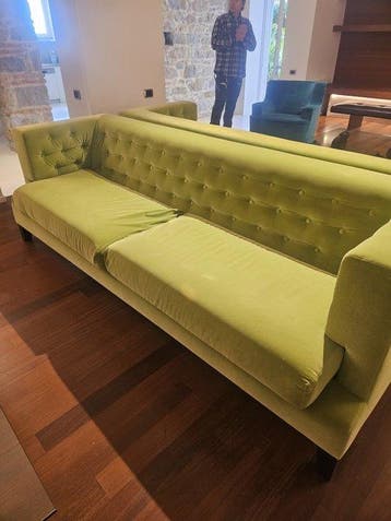 Driade - rodolfo dordoni - Sofa - Hal 3-zitsbank - Fluweel -