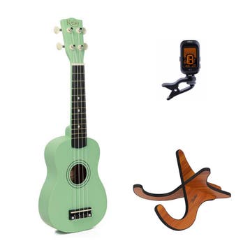 Korala UKS-15 sopraan ukulele set – inclusief stemapparaat, Ophalen of Verzenden, Nieuw