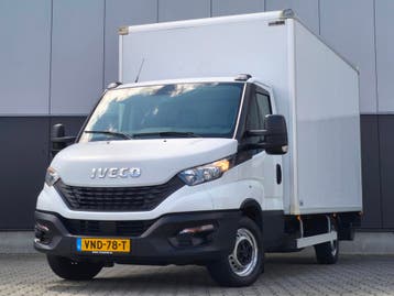 Iveco Daily 35S14V BAKWAGEN MET LAADKLEP AIRCO CAMERA, Stof, Gebruikt, Euro 6, Iveco