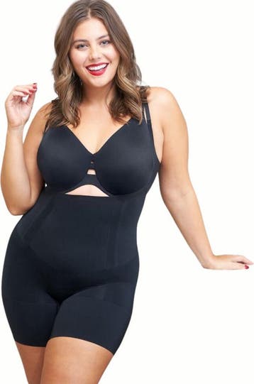 SPANX -Maat L - sculpt™ OnCore Open-Bust Mid-Thigh Bodysuit, Kleding | Dames, Verzenden