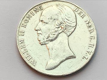 Nederland. Willem II. 2 1/2 Gulden 1844