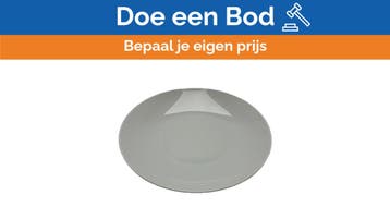 Bieden: Bernardaud High-Quality White Porcelain Round Servi, Ophalen of Verzenden, Nieuw