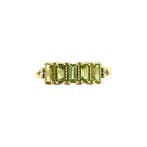 Jackie ring 14 krt - lime, Sieraden, Tassen en Uiterlijk, Ophalen of Verzenden, Nieuw
