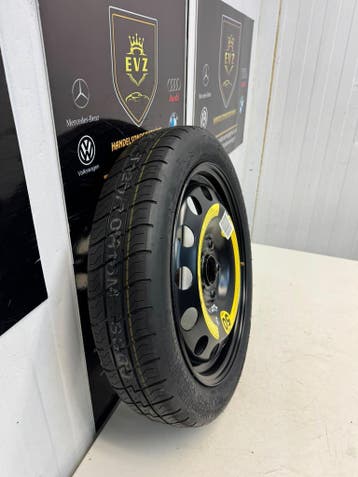 1 stuk Reservewiel 125/70R16 inch VW Golf 5/V/6/7/8 5x112, Gebruikt, 16 inch, Banden en Velgen, Personenwagen