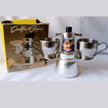 IPA - Rara Caffettiera Caffè Rapid 2 Tazze (Anni 70) –
