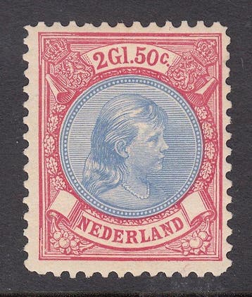 Nederland 1896 - Koningin Wilhelmina - NVPH 47, Postzegels en Munten, Postzegels | Nederland, Gestempeld