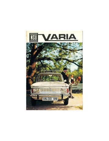 1965 NSU VARIA BROCHURE NEDERLANDS, Nieuw, Author