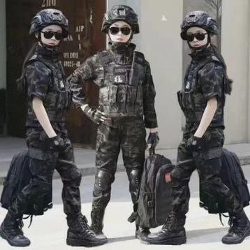 Kinder Special Forces Camouflage Trainingspak - Zwarte Adela, Verzamelen, Verzenden