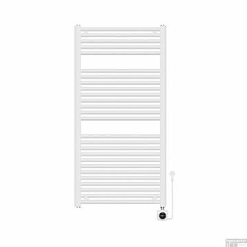 Handdoekradiator Wiesbaden, Elara, wit, Nieuw