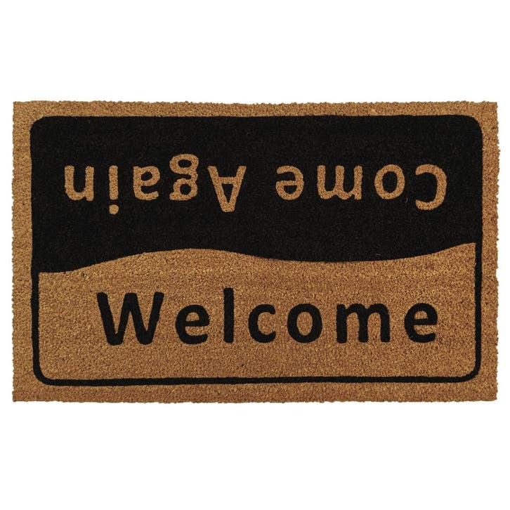 Kokosmat 'Welcome / Come again' - 50x80 cm, Tuin en Terras, Deurmatten, Verzenden