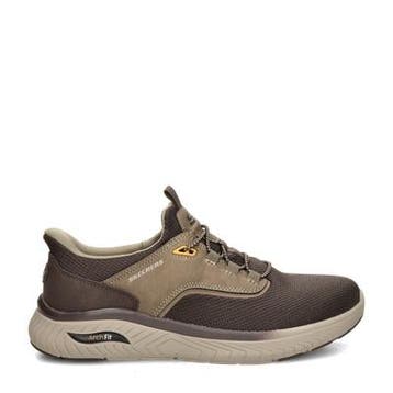 Skechers Hands-Free Slip-In Arch Fit Crosser instapschoenen, Verzenden, Nieuw, Bruin, Skechers